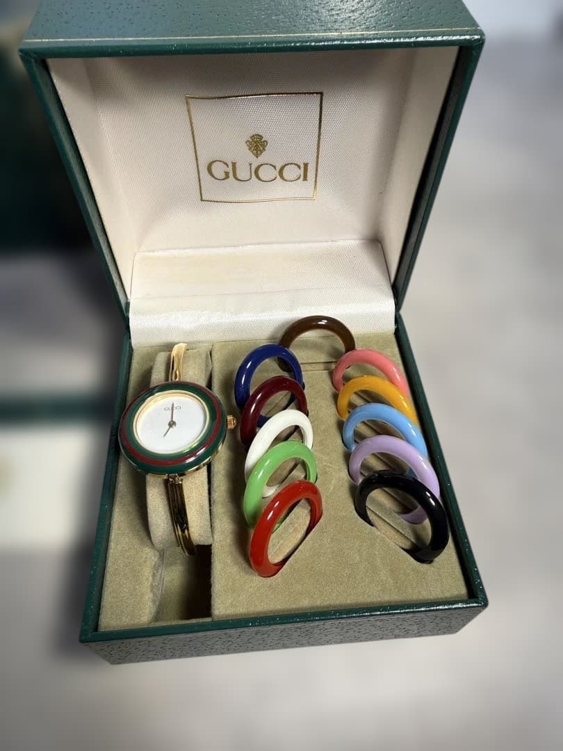 GUCCI インターチェンジャブル ベゼル ウォッチ レディース ヴィンテージ