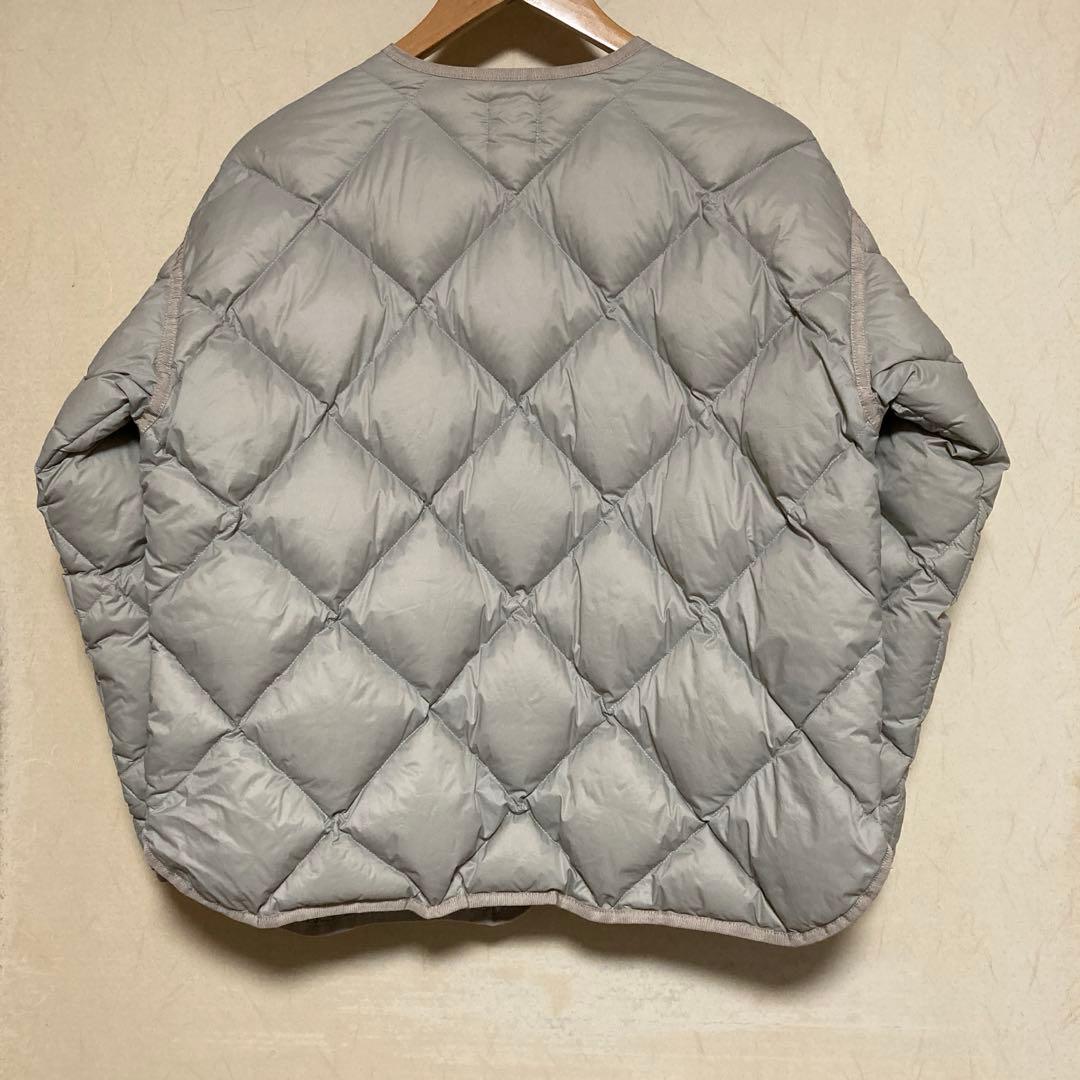 URBAN RESEARCH DOORS キルティングダウンジャケットグレージュ