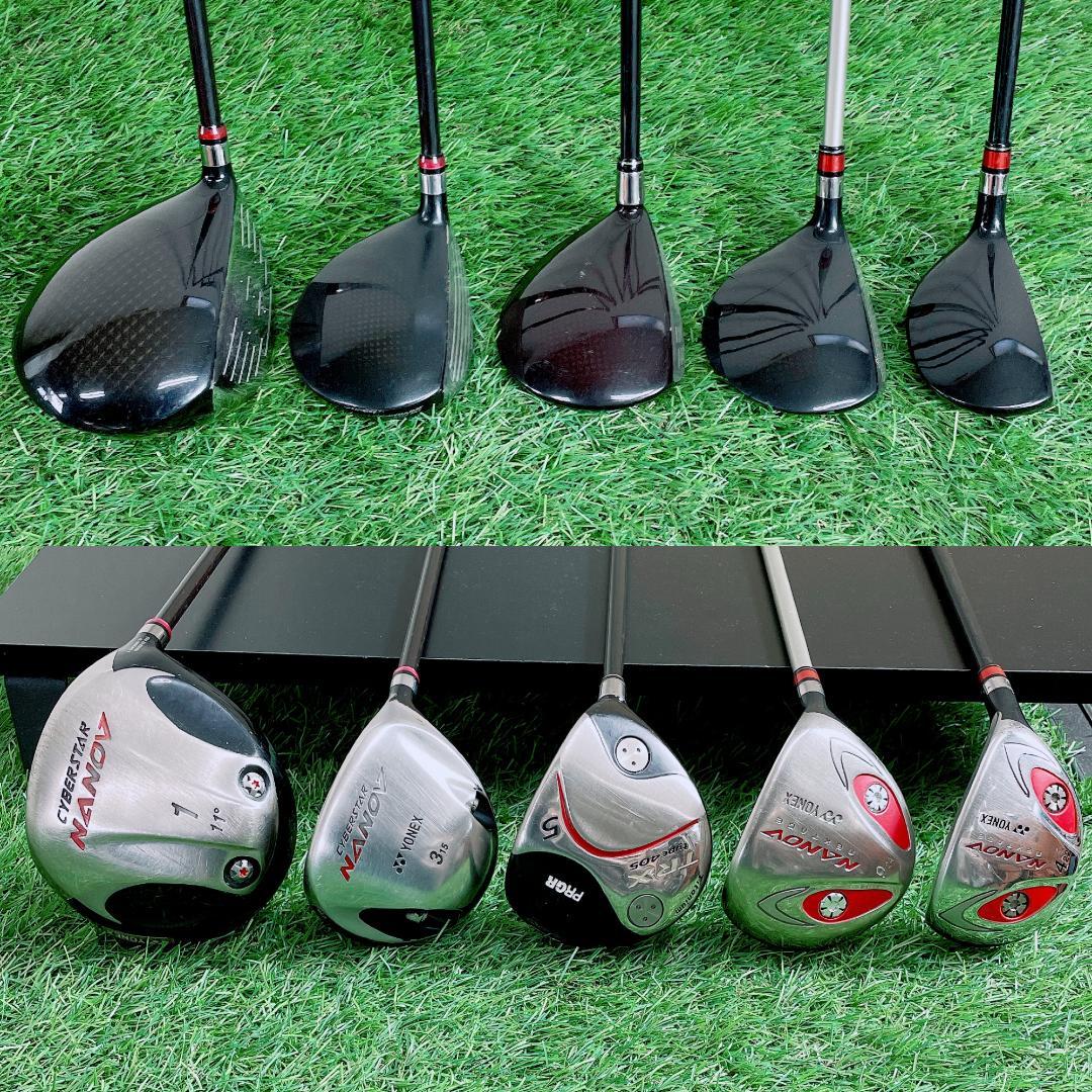 ヨネックス ナノV 初心者 メンズ ゴルフクラブ セット 15本 N2433