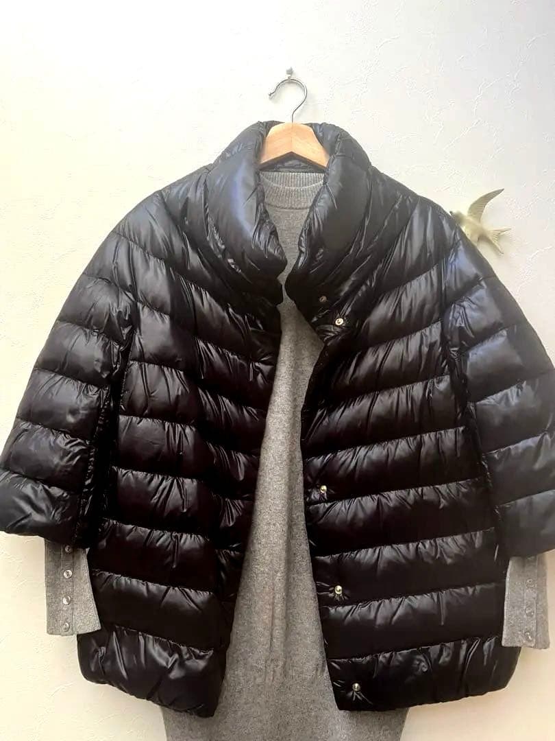 【お値下げ中】HERNO ブラック超軽量ダウンジャケット