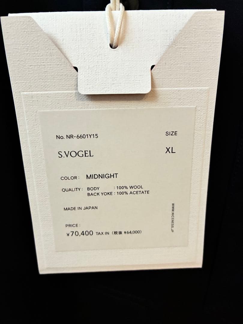 【NICENESS】25ss S.Vogel  limited