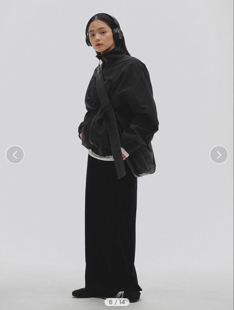 todayful ペンシルベロアスカート