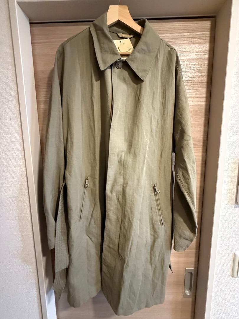 ジョルジオアルマーニ　ハーフコート　トレンチコート　50 タグ付き　比翼