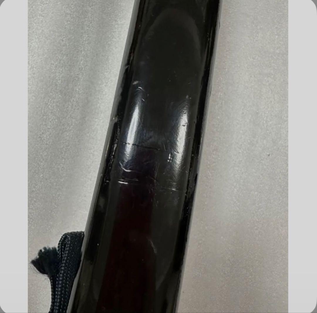 薄刃　居合練習用刀 黑鞘　鞘付き長さ104cm 鞘抜き重さ約928g