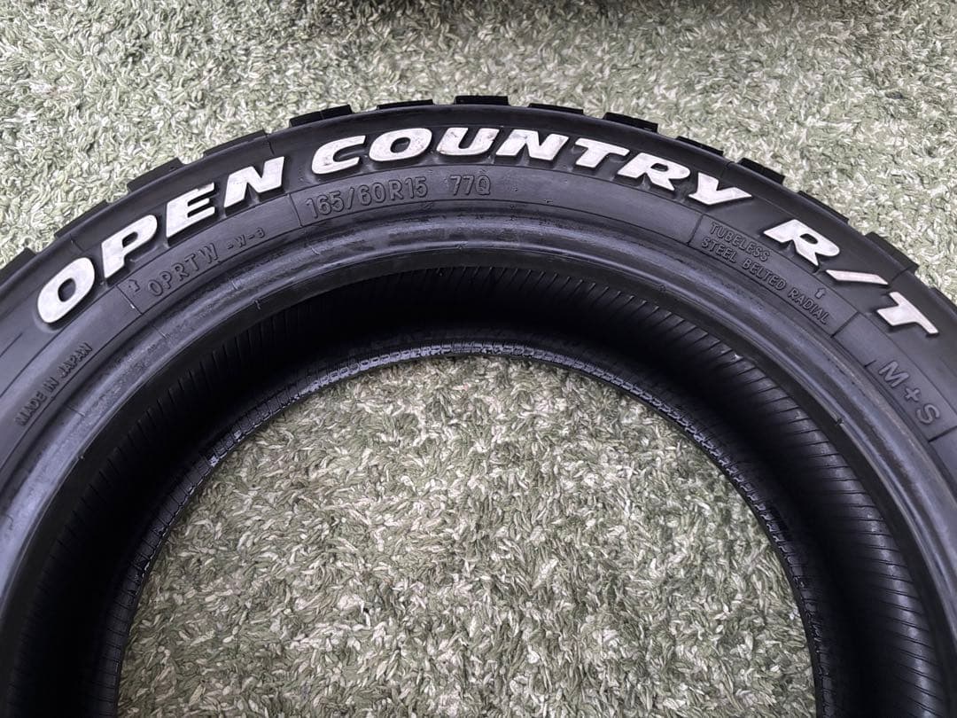 トーヨータイヤ OPEN COUNTRY R/T 165/60R15 24年度