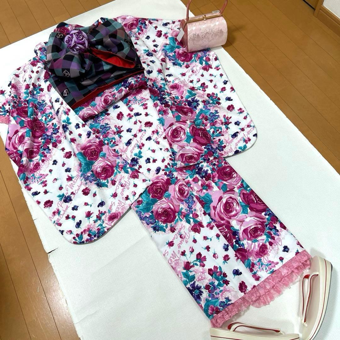 きょんちゃんNo.85 ジュニア　　着物セット　　　メゾピアノ