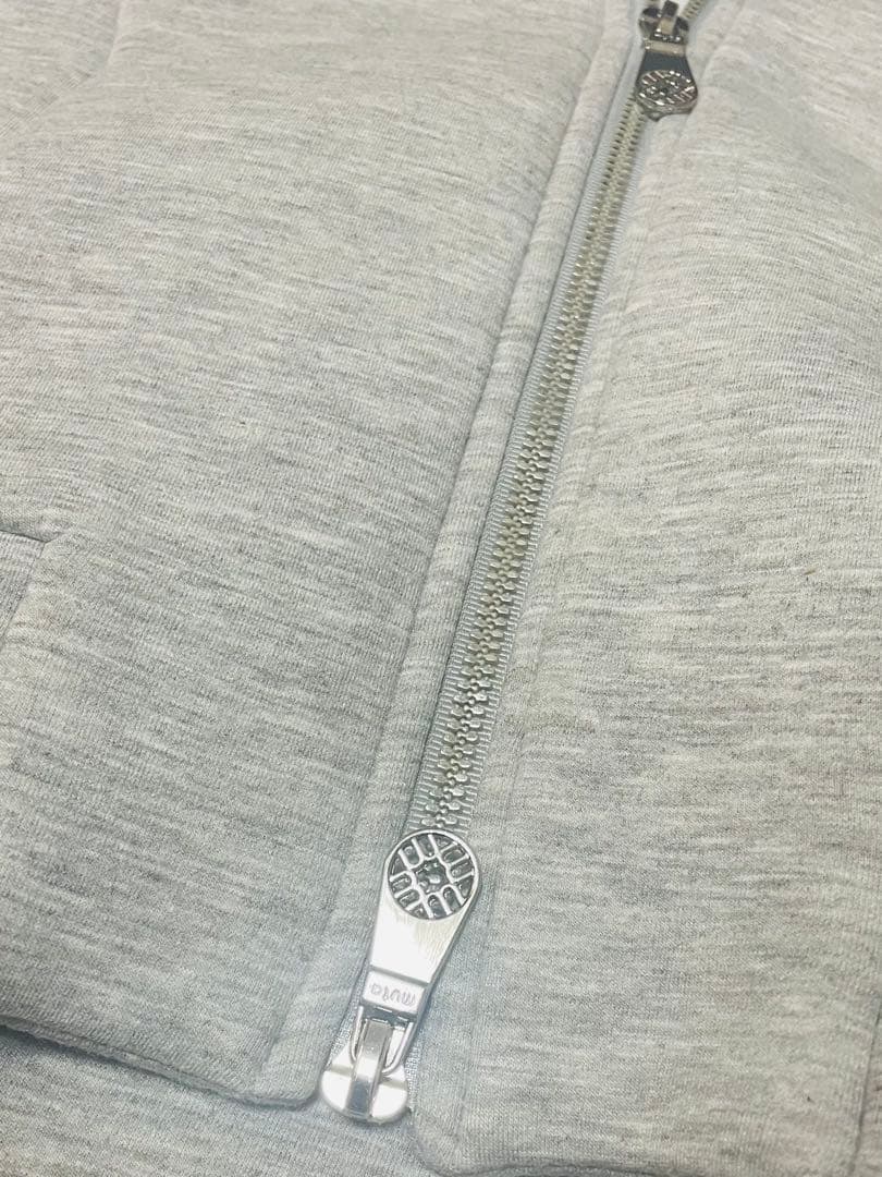 ムータ　マリン　ボンディングパーカー　グレー　Sサイズ　ゴルフ　メンズ　ロゴ