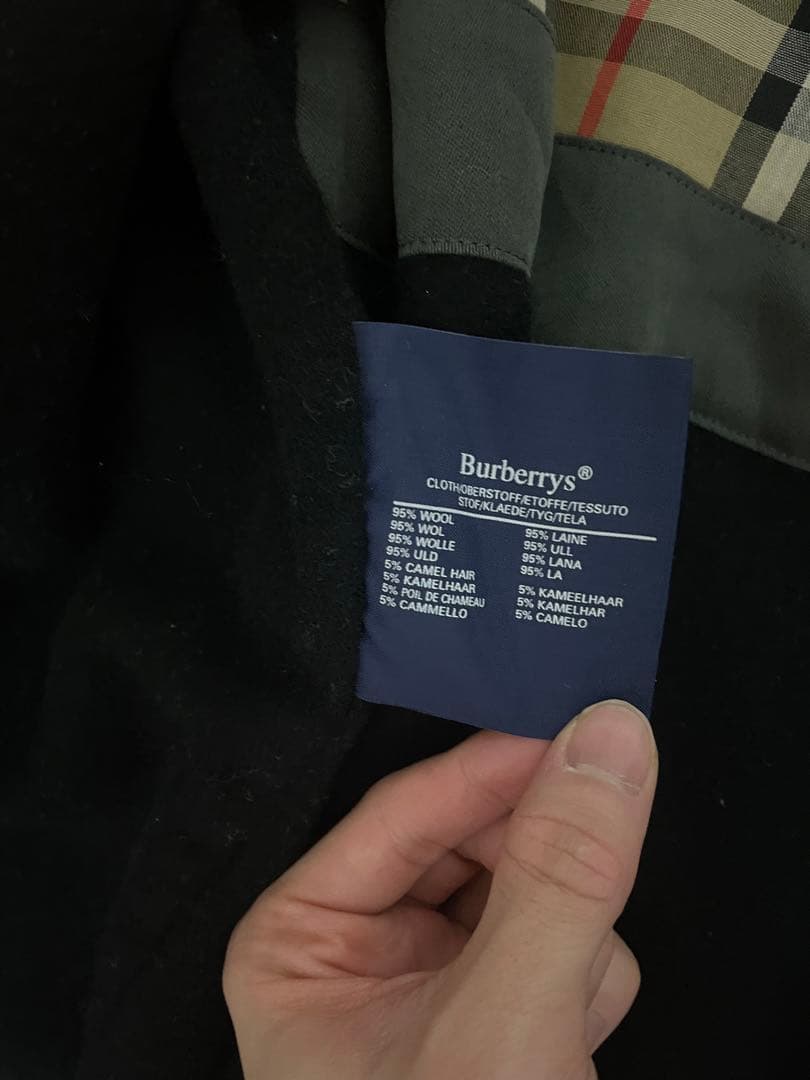 80s〜90s Burberrys トレンチコート ウールカシミヤ