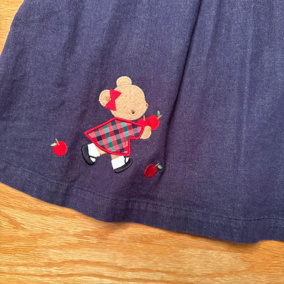 【BLUE様用】ファミリア　ジャンパースカート　90㎝