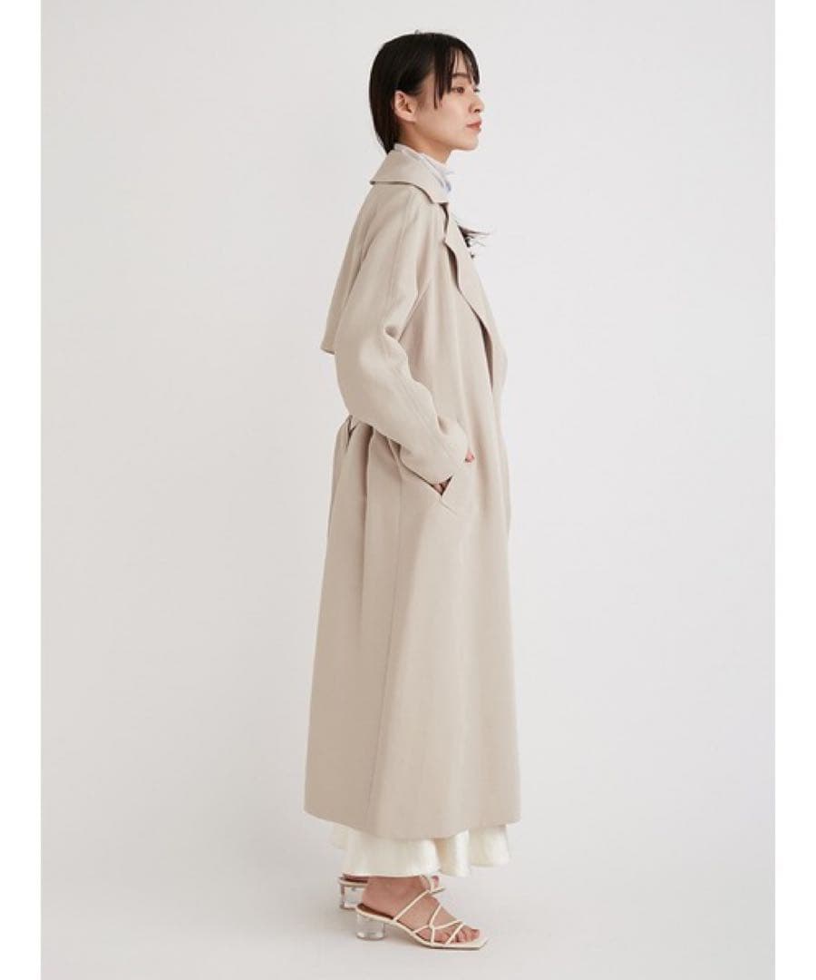 FRAY I.D スプリングエアリーオーバートレンチ IVR 0