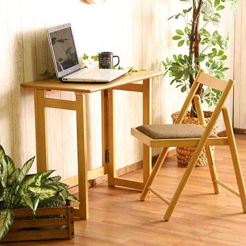 《新品・送料無料》《完成品》フォールディングテーブル ミラン ナチュラル