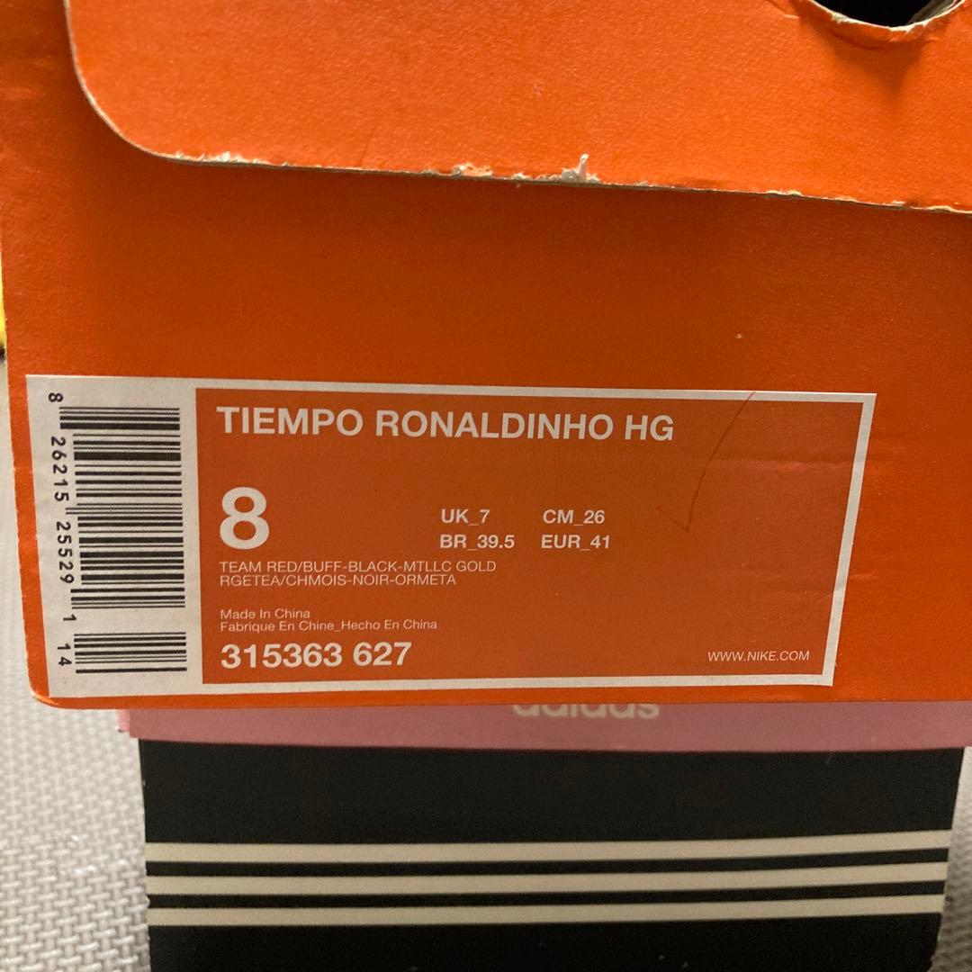 ⭐︎限定値下⭐︎【超美品】新品未使用　ティエンポ　ロナウジーニョ　26.0