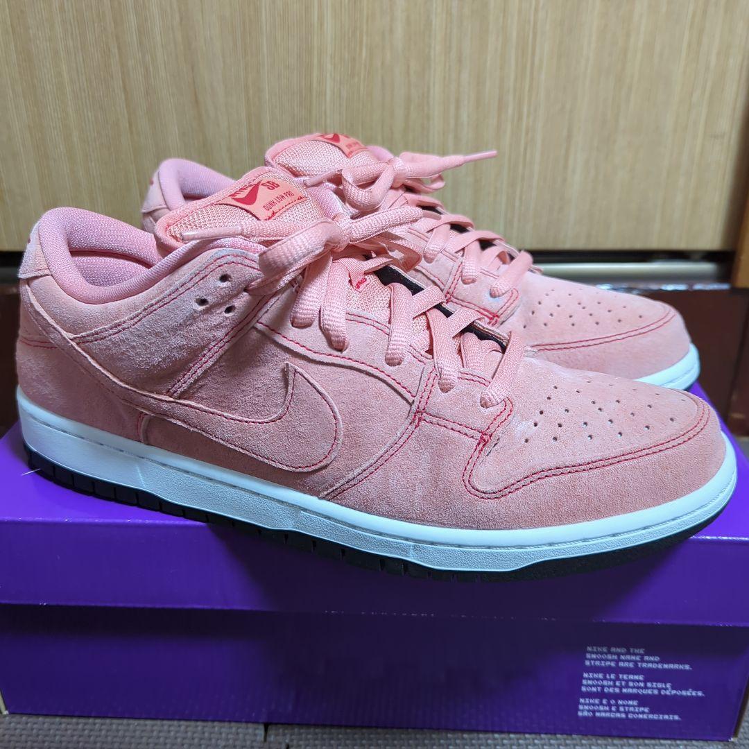 スケートボード Nike SB Dunk Low PRO PRM Pink Pig 28.5cm