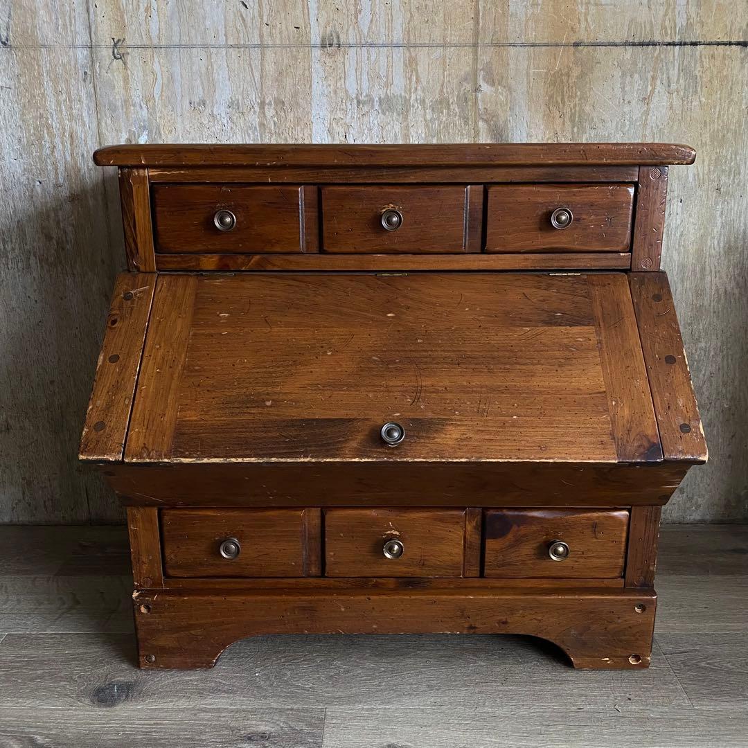 KLING COLONIAL ヴィンテージ　ローキャビネット　レトロ　宝箱