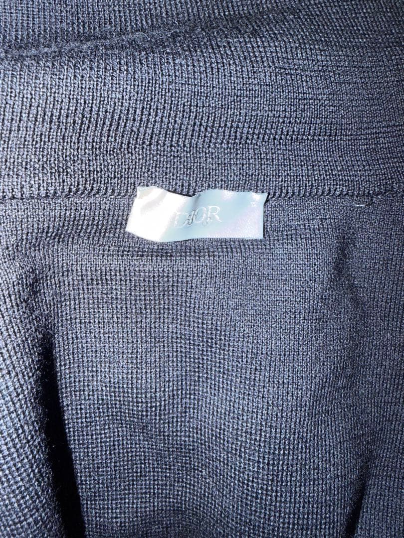 vsさまDIORニットカーディガン トラックジャケット L ジップアップブルゾン