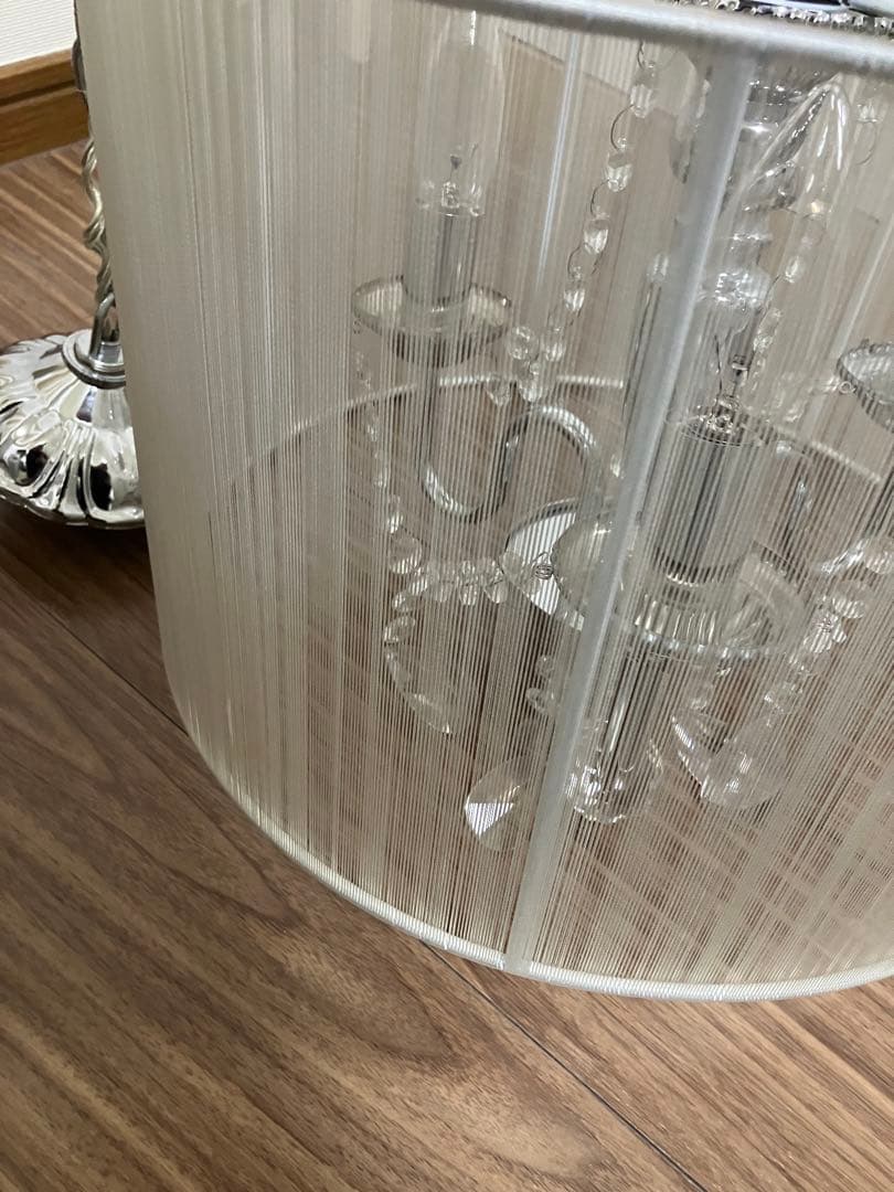 シェード シャンデリア 3灯 ホワイト 点灯動作確認済み