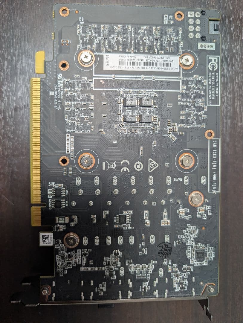 グラフィックボード・グラボ・ビデオカード ZOTAC GAMING GeForce GTX 1660 6GB