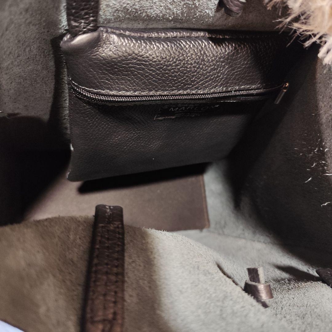 新品タグ付き MARLON FIRENZE A4 レザー トートバッグ イタリア