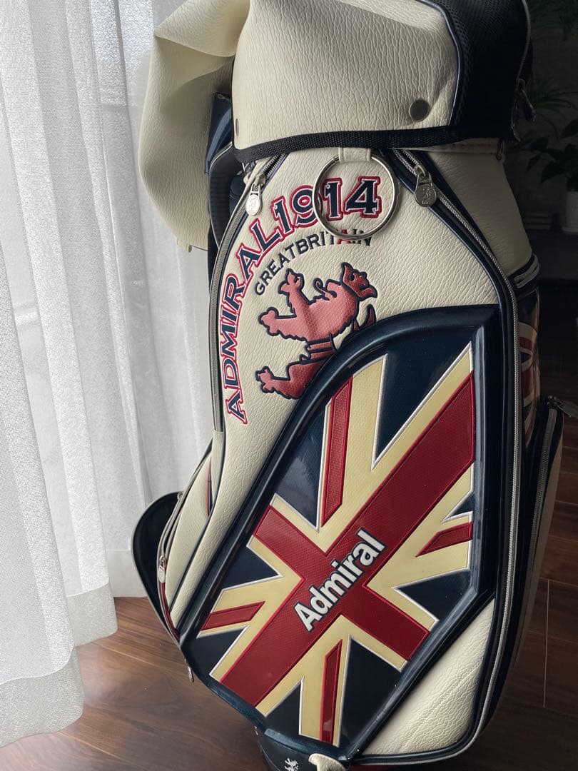 しまじろうさま専用⭐︎Admiral キャディバッグ ユニオンジャックデザイン