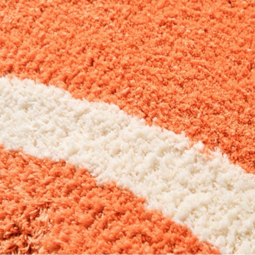 【Francfranc】ラグマット1400×1000 オレンジ