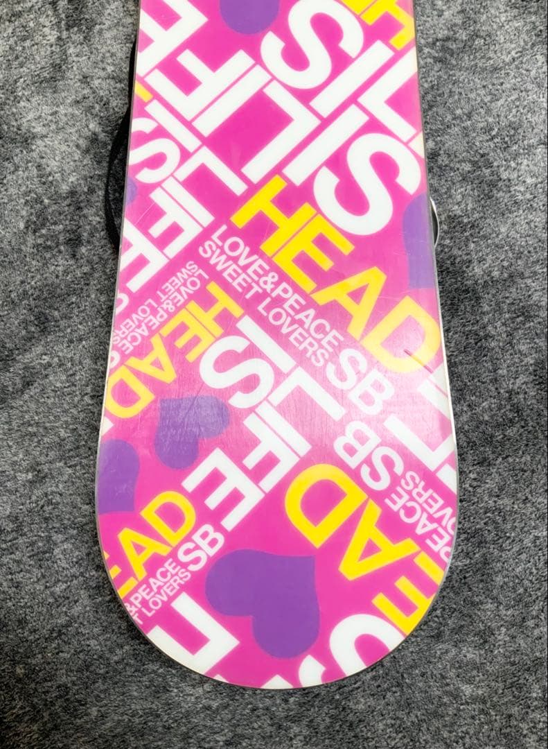 HEAD スノーボード 142cm ビンディング付き　女性用