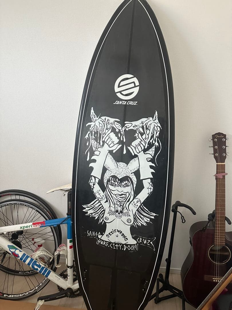 SANTA CRUZ ショートボード 黒
