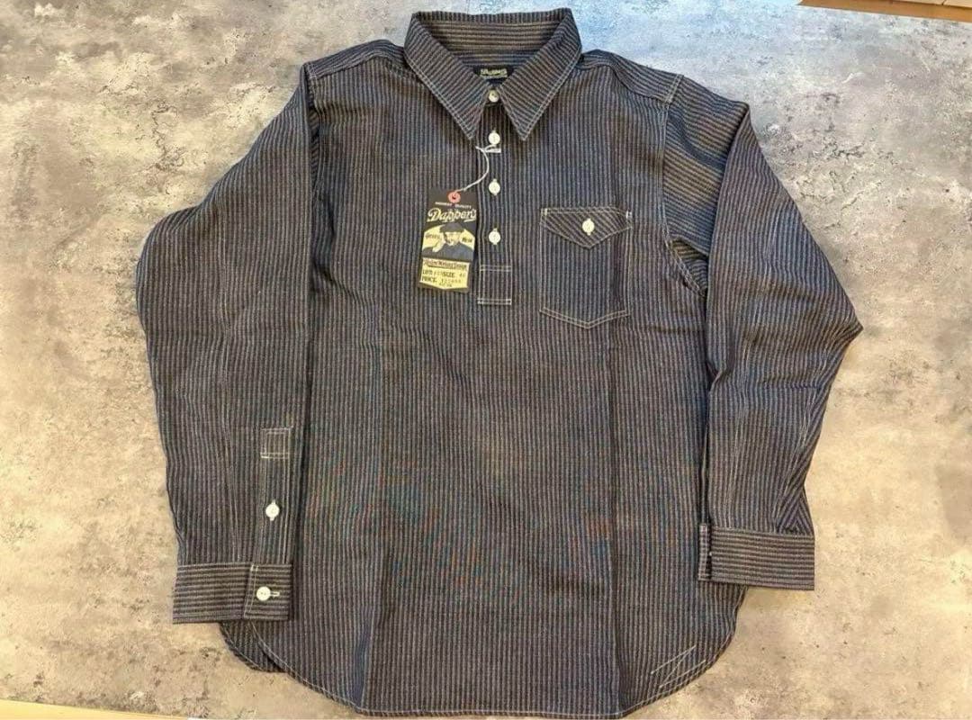 Dapper's ストライプ長袖シャツ サイズ40