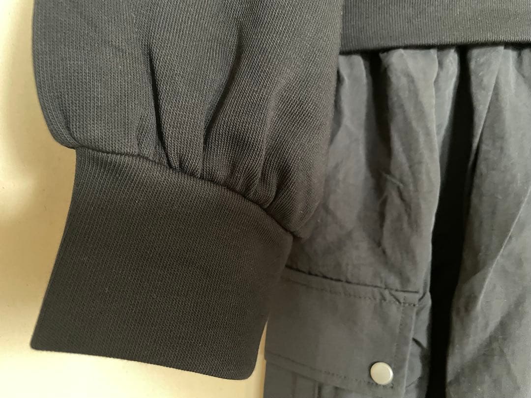 カジュアル ブラック ワンピース