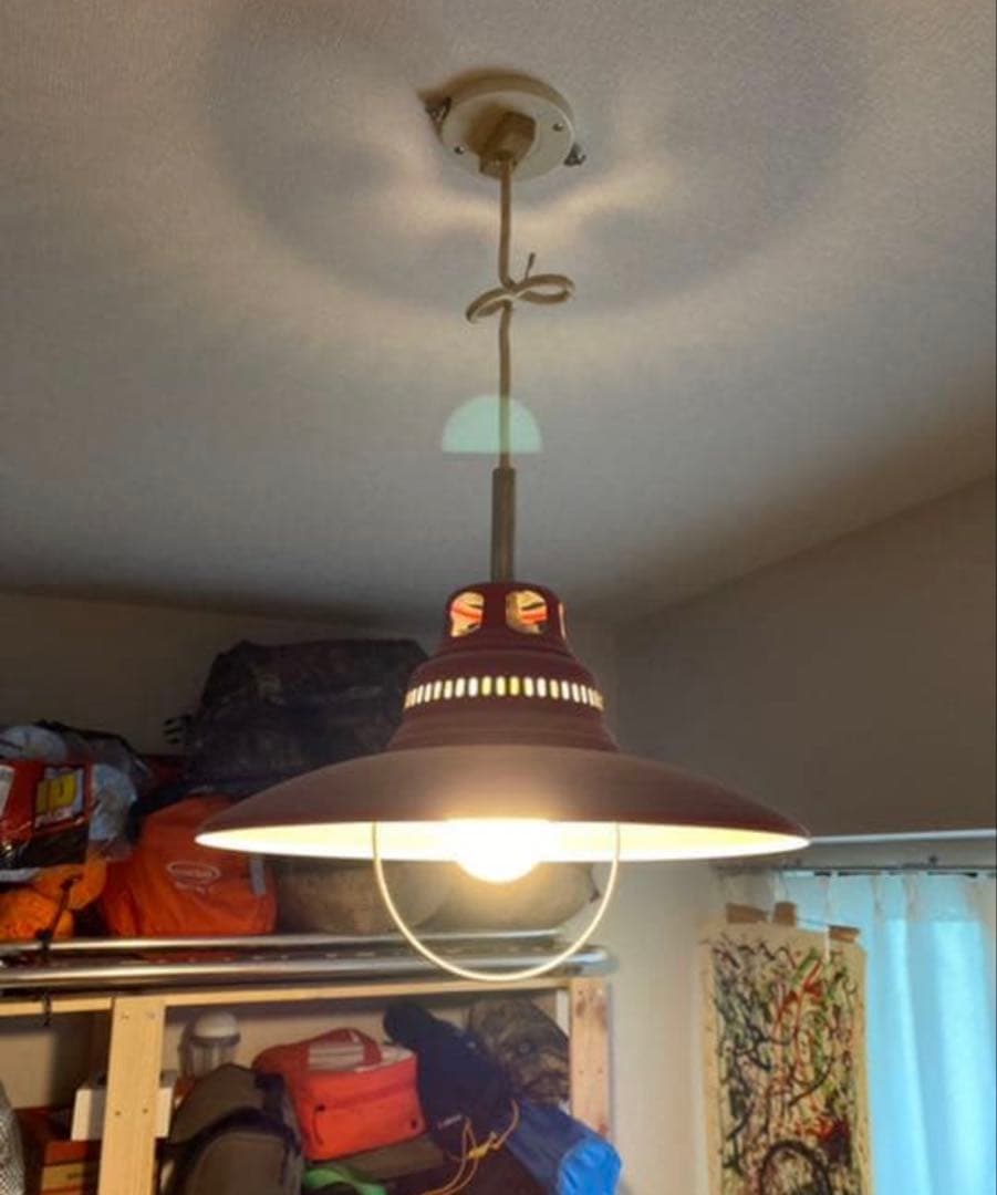 かわいいレトロなシーリングライト
