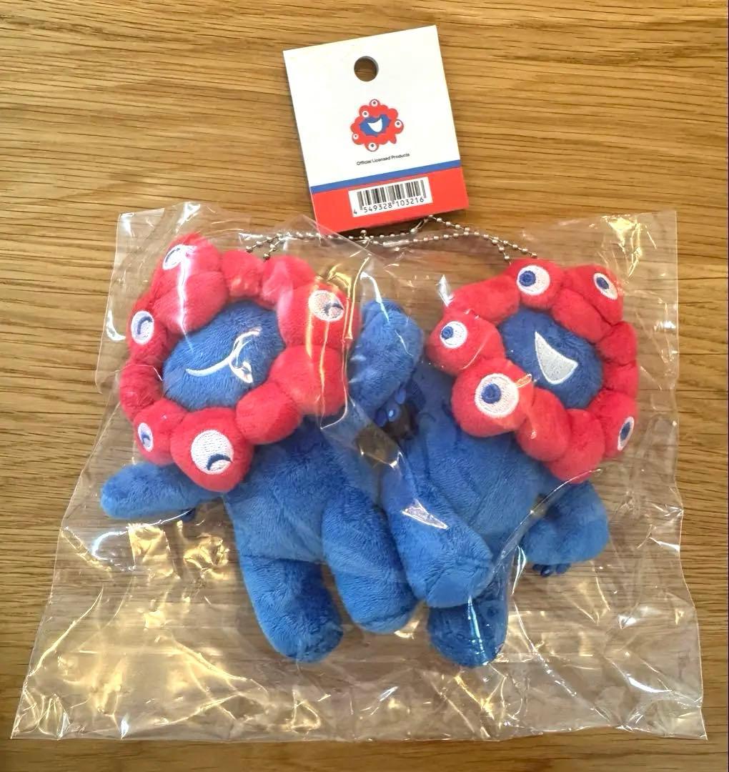ミャクミャク　ペア　ぬいぐるみキーホルダー　万博