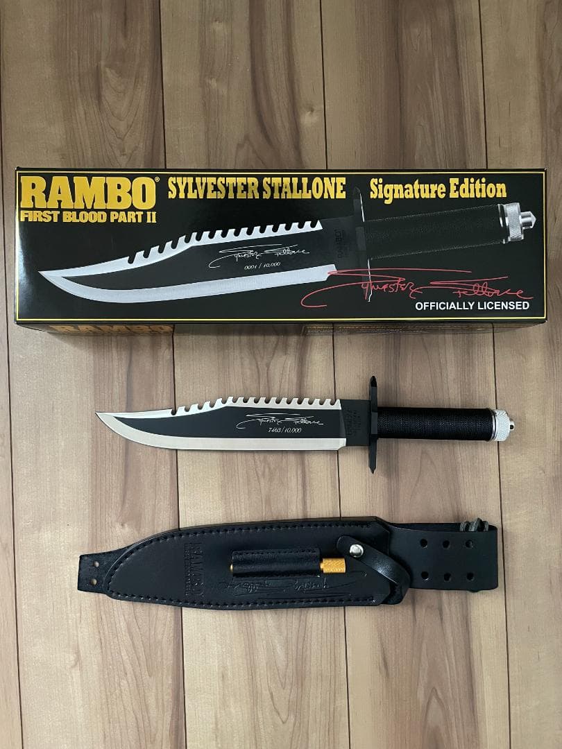 RAMBO ランボー Ⅰ Ⅱ Ⅲ 公式レプリカナイフ シリアルナンバー セット