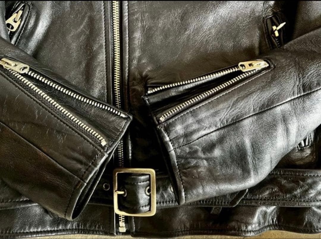 美品　160 beautiful people ダブルライダースジャケット