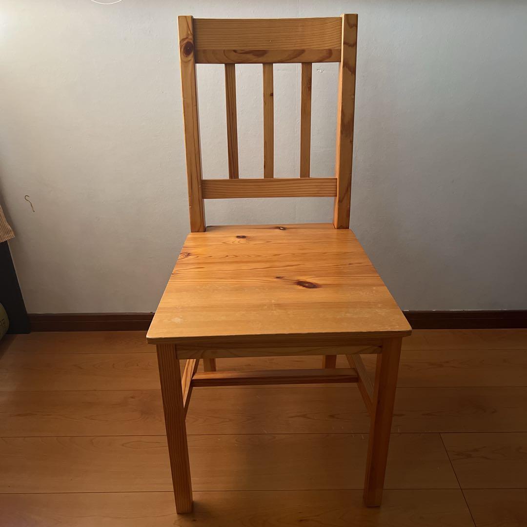タマリビング　パイン集成材 木製椅子 ナチュラルウッド