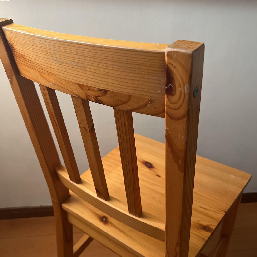 タマリビング　パイン集成材 木製椅子 ナチュラルウッド