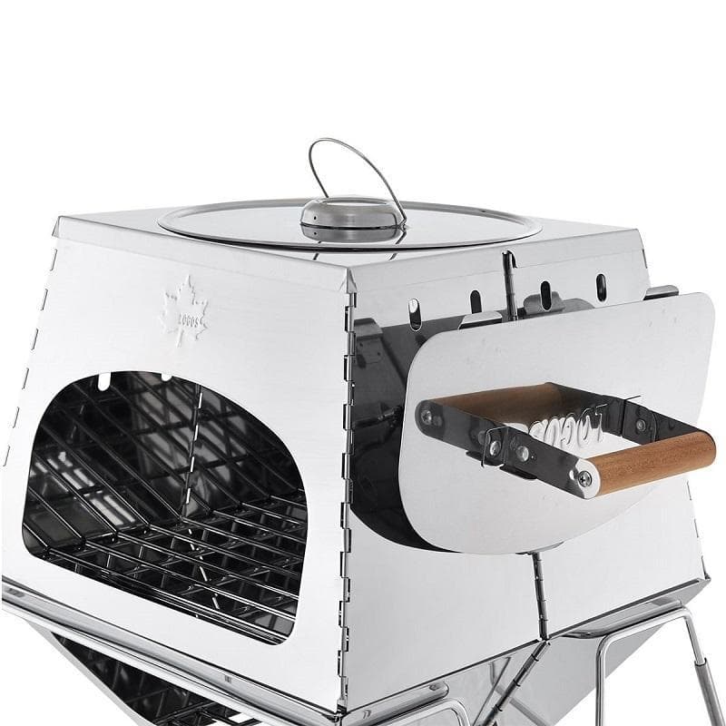 LOGOS THE KAMADOと専用遮温カバーの焚き火台セット