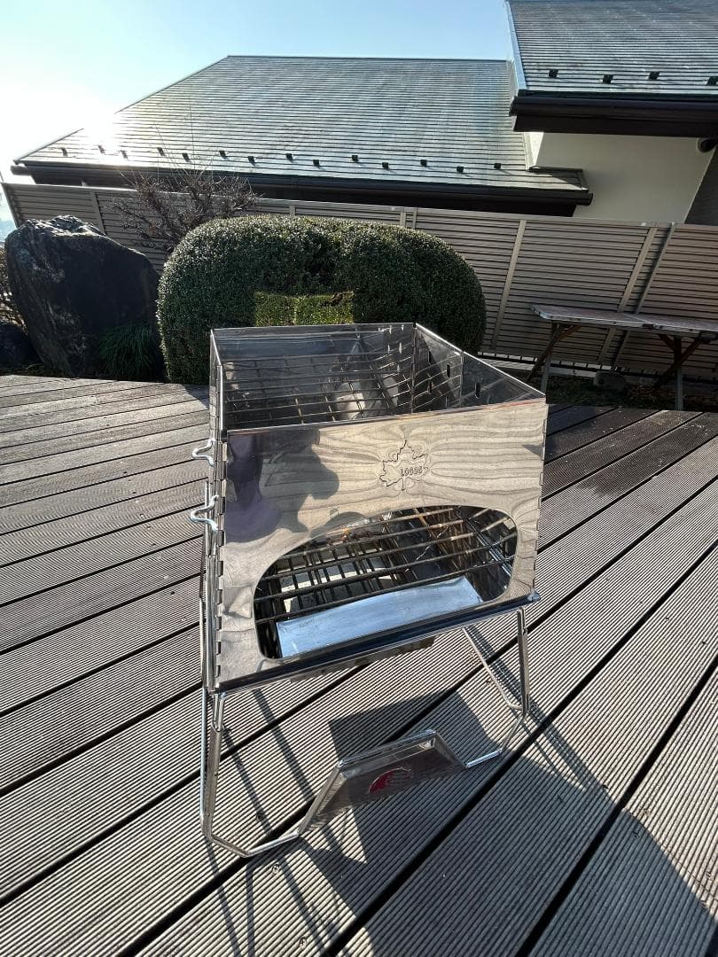 LOGOS THE KAMADOと専用遮温カバーの焚き火台セット