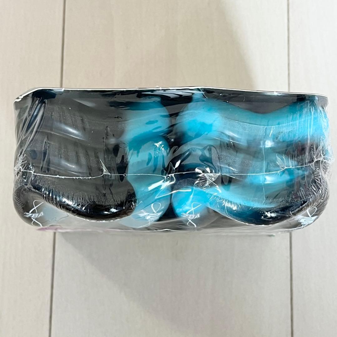 04☆新品☆ シャークウィール 72mm 78a ブラック/ブルー スワール