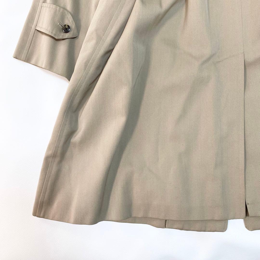BURBERRY トレンチコート　ステンカラーコート　ケープ　チェック柄　ベルト