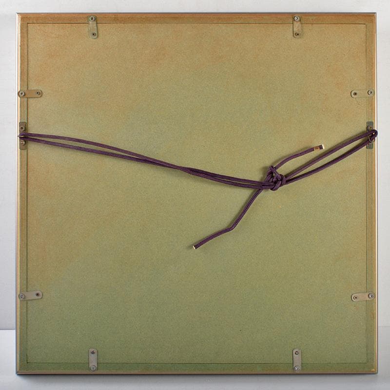 九谷焼名工　北村隆　青手九谷　北前船　帆船　飾皿　額装　D　R6062B