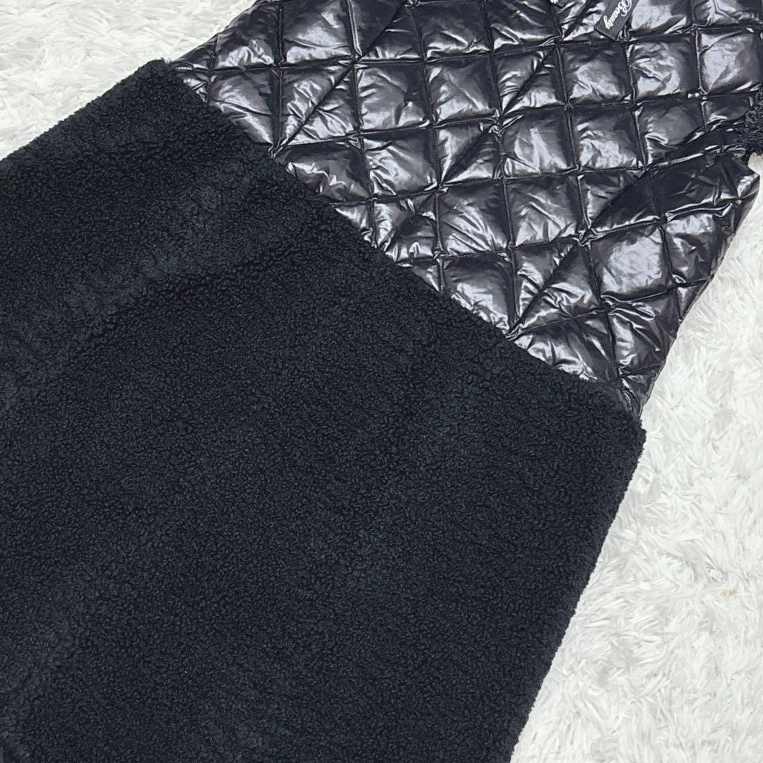 スーパービューティー　ダウンロングジレ ダウンベスト　ボア　レース　切り替え40