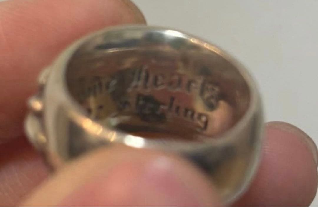 Chrome Hearts フローラルクロスリング　15号