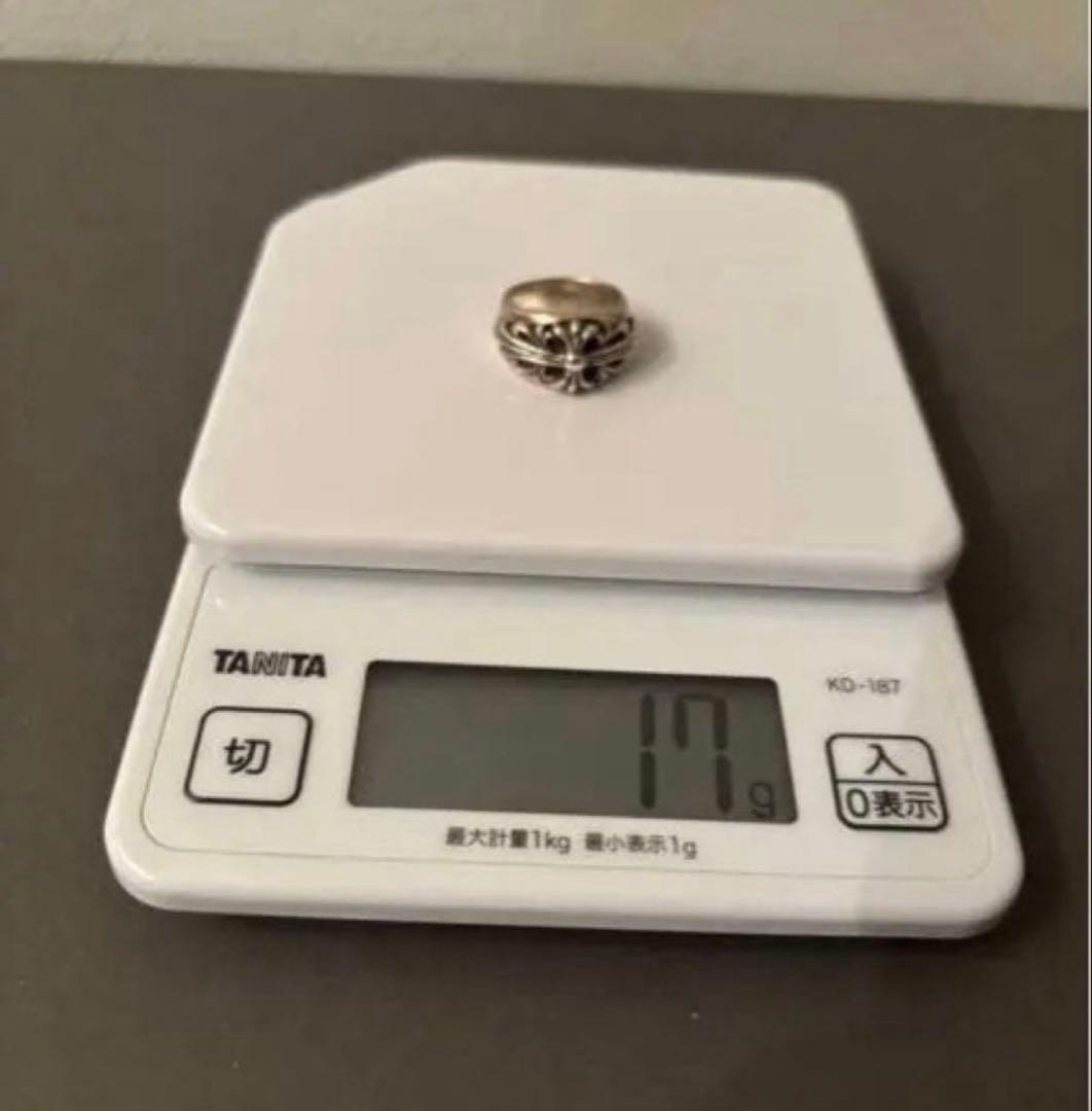 Chrome Hearts フローラルクロスリング　15号