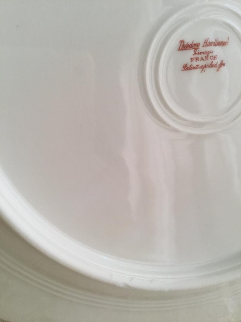 リモージュ アヴィランド ランチプレート #319 ダブルゴールド ハビランド