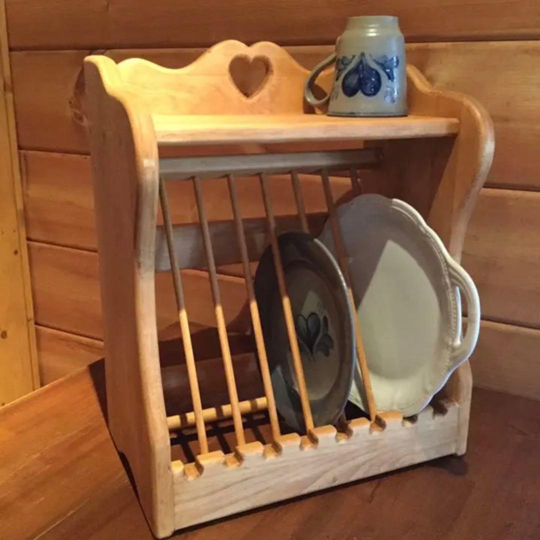 mamiさま専用ページ♡ カントリーハート　アンティークディッシュラック