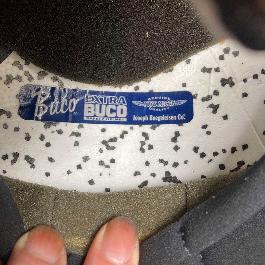 Buco ヘルメット　ストライプ　ハーレー　ショベル　ヴィンテージ　旧車　XL