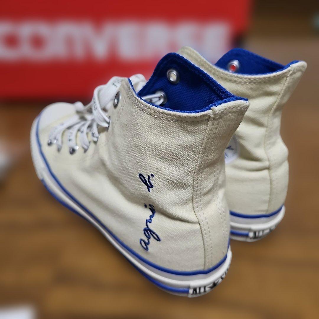 CONVERSE アニエスベー コラボ ハイカットスニーカー 24cm 美品