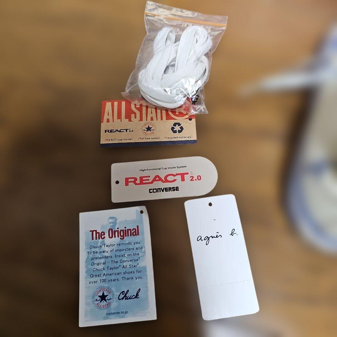 CONVERSE アニエスベー コラボ ハイカットスニーカー 24cm 美品