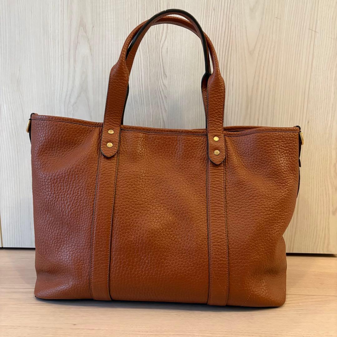 コールハーン　COLE HAAN ブラウンレザー トートバッグ