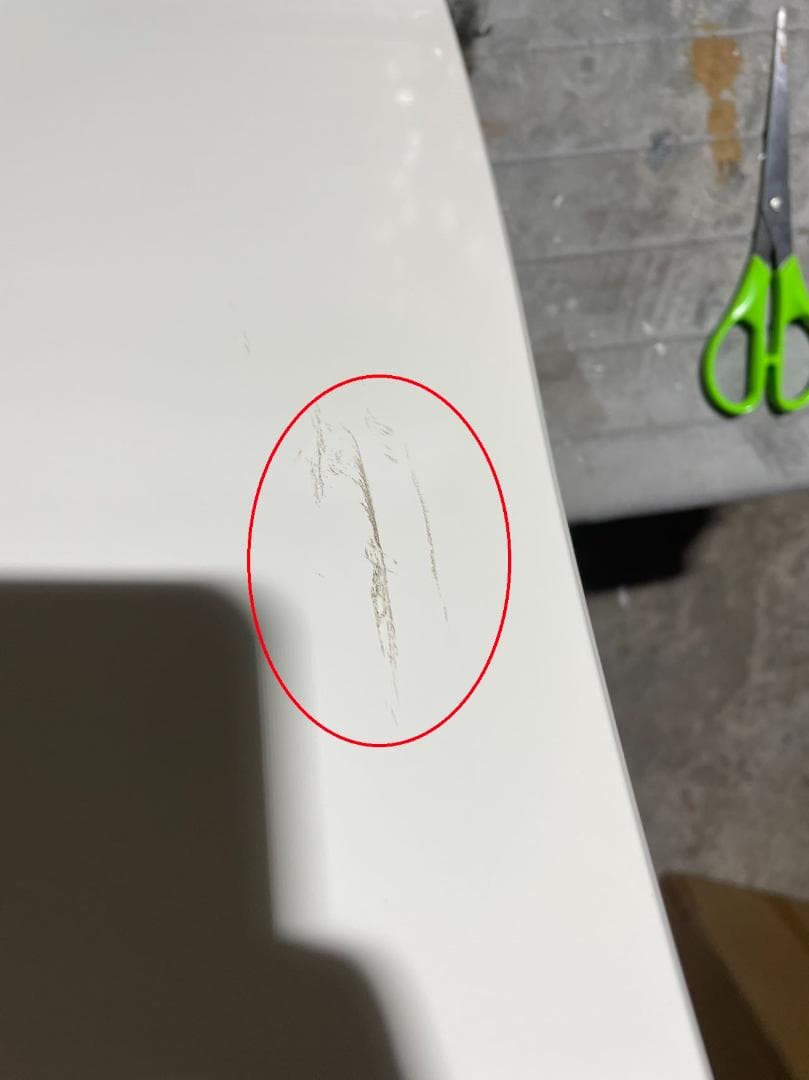 モダン ホワイト ドレッサー 訳あり品 デスクのみ J201-100-49