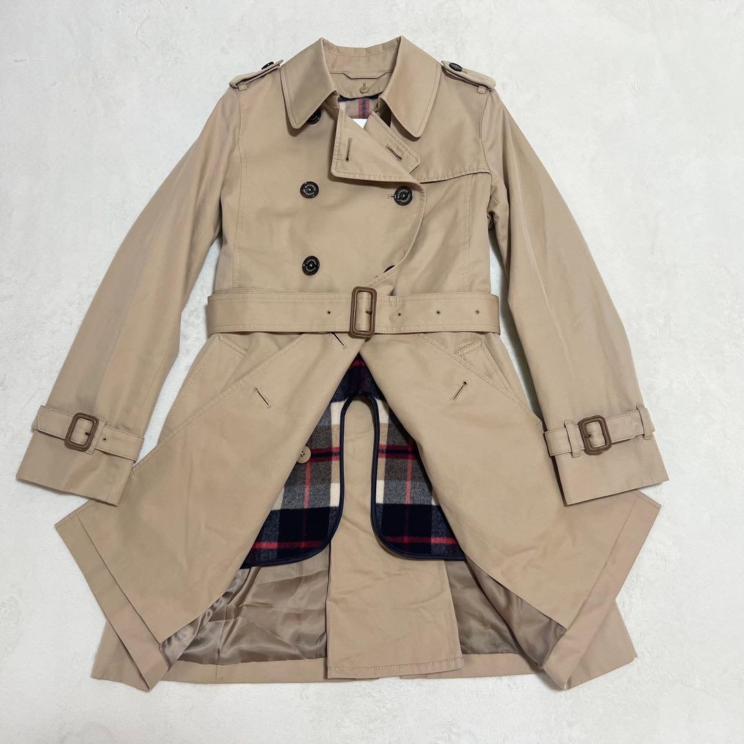 【美品】マッキントッシュフィロソフィー トレンチコート ベージュ サイズ38